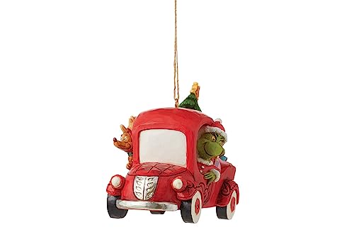 Enesco Jim Shore Dr. Seuss Grinch in Red Truck Ornament