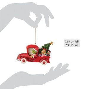 Enesco Jim Shore Dr. Seuss Grinch in Red Truck Ornament