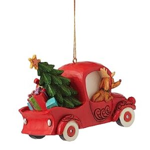 Enesco Jim Shore Dr. Seuss Grinch in Red Truck Ornament