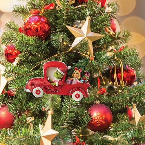 Enesco Jim Shore Dr. Seuss Grinch in Red Truck Ornament