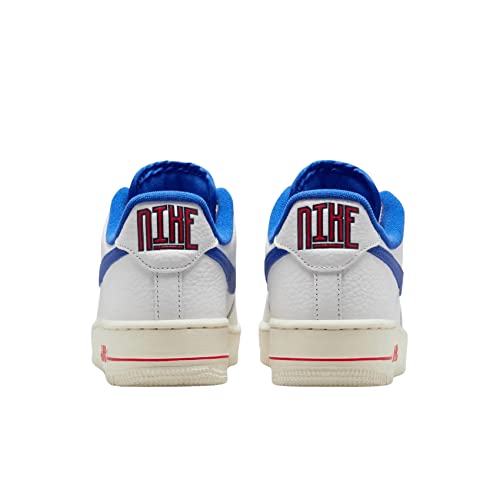 Nike Women's Air Force 1 '07 LX Sneakers (Summit White/Hyper Royal, 9)