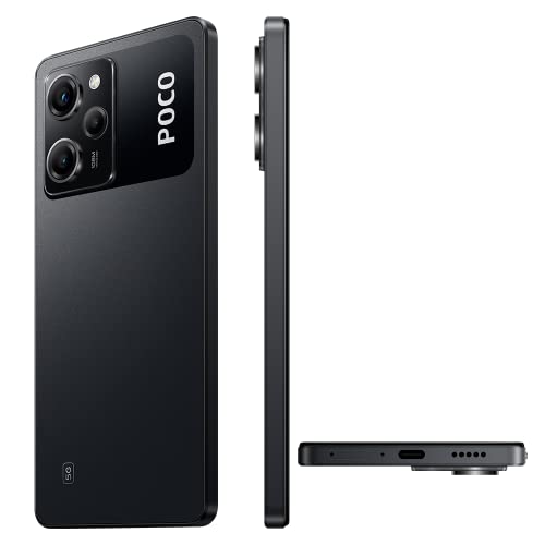 Xiaomi Poco X5 PRO 5G + 4G Volte Global Unlocked 128GB + 6GB GSM 6.67" 108 mp Triple Camera (ONLY Tmobile Mint Tello USA Market) + (Car Fast Car 51W Charger Bundle) (Black)