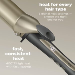 INFINITIPRO BY CONAIR 1 3/4-inch Curling Iron, 1 3/4 inch barrel produces voluminous curls – for use on medium and long hair