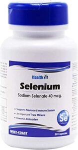 fett healthvit sodium selenite selenium 40 mcg – 60 capsules