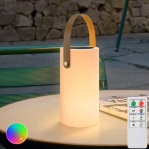 nicebuy solar table lamp outdoor waterproof portable led table lamp warm rgb rechargeable cordless lamp for patio deck camping indoor/outside