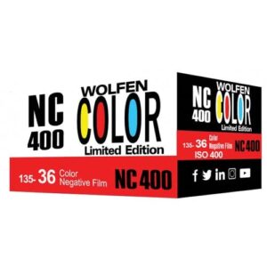 wolfen nc400 400 iso 35mm x 36exp. color negative film