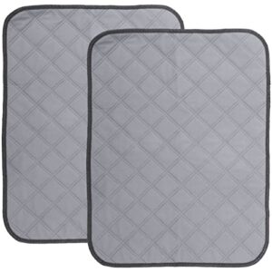 patkaw rat cage accessories 2pcs guinea pig cage liner reusable hamster pee pad cross grid rabbit mat water absorbent squirrel beddings for rabbit hamster puppy grey chinchilla cage accessories