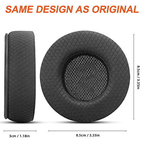 Gvoears Ear Pads Cushions for Skullcandy Hesh Wired/Hesh 2 Wireless Over-Ear Headphones, Hesh 2 Wireless Replacement Earpads, Soft & Comfortable Memroy Foam, Breathable Mesh Fabric