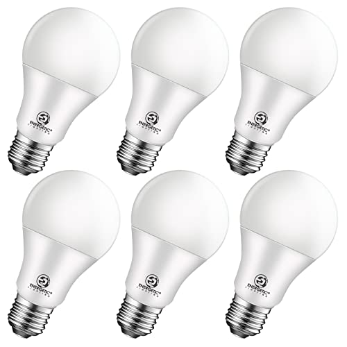 Energetic 6-Pack Dimmable LED Light Bulbs 100 Watt Equivalent, 1500 Lumens 12.5W, Warm White 3000K, E26 LED Bulb, 15000 Hrs, UL Listed