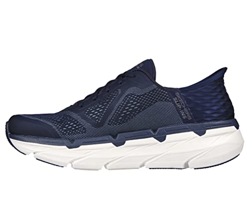 Skechers Men's Max Cushioning Slip-Ins-Athletic Workout Running Walking Shoes with Memory Foam Sneaker, Navy, 12 X-Wide