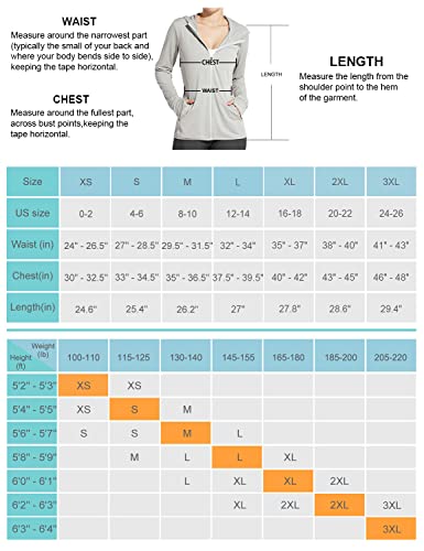 BALEAF Women's Long Sleeve Workout Shirts Lightweight Zip Up Hoodies Jackets SPF UPF 50 UV Sun Protection Quick Dry Oatmeal M