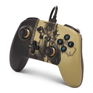 PowerA Enhanced Wired Controller for Nintendo Switch - Ancient Archer, Gamepad, game controller, wired controller, officially licensed