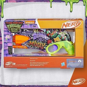 NERF Teenage Mutant Ninja Turtles Blaster, 10 Elite Darts, Toy Foam Blasters for 8 Year Old Boys & Girls & Up