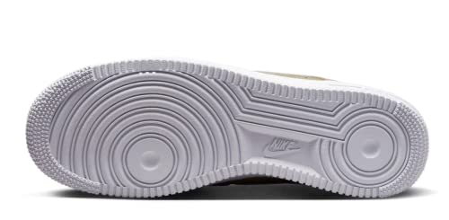 Nike Men's Air Force 1 '07 Lv8Basketball Shoe (8.5), Khaki/White-white