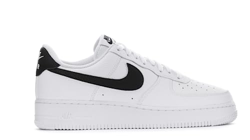 Nike Air Force 1 '07 Men's Shoes (White/Black, us_Footwear_Size_System, Adult, Men, Numeric, Medium, Numeric_6)