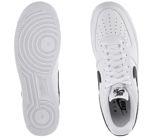 Nike Air Force 1 '07 Men's Shoes (White/Black, us_Footwear_Size_System, Adult, Men, Numeric, Medium, Numeric_6)