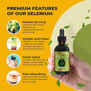 Go Nutrients Selenium 1.0 oz & Thyroid Edge 60 mL | Yeast-Free Liquid Drops, Selenium Drops, Herbal Supplements | Thyroid Support Dietary Supplements to Boost Metabolism, & Increase Levels of Iodine