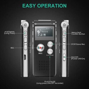 Paranormal Ghost Hunting Equipment Digital EVP Voice Activated Recorder USB US 8GB (Wine Red)