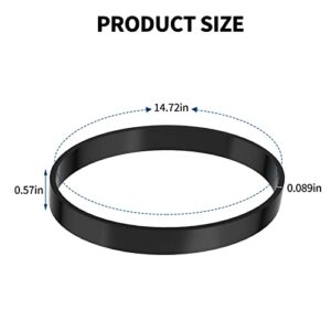 Vacuum Belt for Bissell Style 7/9/10 P/n3031120 PowerForce Helix Powerlifter CleanView Swivel Rewind Pet Vacuum Cleaner, Replace Part #2031093#3031123#32074 (4 Belts)