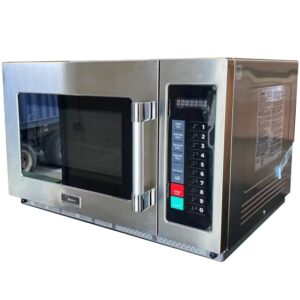 commercial microwave oven nsf certified countertop 110v, 1000w, capacity 1.3 cuft heavy duty for restaurant, 1034n1a