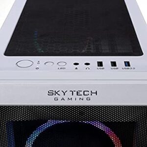 Skytech Gaming PC Desktop – Intel Core i7 12700F 2.1 GHz, Intel Arc A770, 1TB NVME Gen4 SSD, 16GB DDR4 RAM 3200, 650W Gold PSU, 240mm AIO, 11AC Wi-Fi, Windows 11 Home 64-bit,White