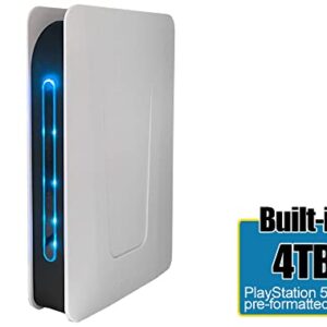 Avoluxion PRO-T5 Series 3TB USB 3.0 External Gaming Hard Drive for PS4 / PS5 Game Console (White) - 2 Year Warranty