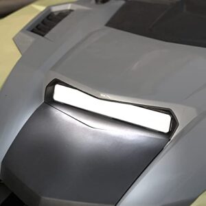 a & utv pro led hood accent light for yamaha wolverine rmax2/ rmax4 1000 2021 2022 2023, front daytime running auxiliary with start up animation light accessories, waterproof, 1pc