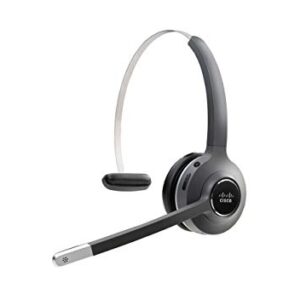 Cisco Headset 561, Wireless Single On- Ear DECT Headset with Multi-Source Base for US & Canada, Charcoal, (CP-HS-WL-561-M-US=) (Renewed)