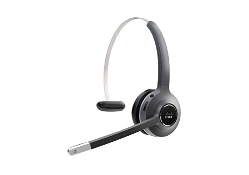 Cisco Headset 561, Wireless Single On- Ear DECT Headset with Multi-Source Base for US & Canada, Charcoal, (CP-HS-WL-561-M-US=) (Renewed)