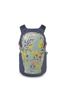 osprey daylite everyday backpack, magnolia print jubilee blue, one size