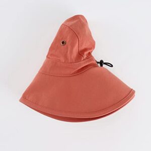 Home Prefer Summer UPF 50+ Men's Sun Hat Wide Brim Fishing Hat Womens Bucket Safari Hat (Burnt Orange)