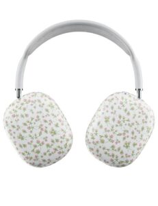 wildflower limited edition airpods max case full protective cover, pink posie rosie