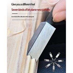 SLAVIK Chamfer Planer Head Woodworking Blade Edge Plane 45 Degree Bevel Planer Chamfering Trimming Accessories -C