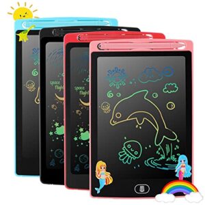 4 pack lcd writing tablet for kids colorful drawing tablet for 3 4 5 6 7 years old girls and boys toys gifts reusable doodle board 10 inch for toddlers led drawing pad for child