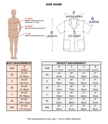 Women's Custom Personalized 29 Inch Consultation Short Sleeve Lab Coat