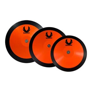 Olympus Podium Discus 2kg -1.6kg - 1kg High-Spin Discus, 80% Rim Weight - World Athletics Approved Track & Field Throwing Discus for High School & College Athletes (1, kilograms)