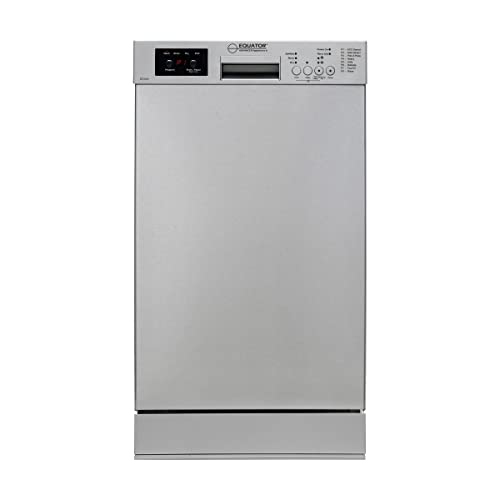 Equator 18"Dishwasher Europe ADABuiltin 10 Place Sani Delay 1/2 Load 51dB 3.2gal (White)