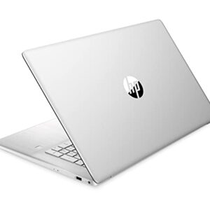 HP 17.3-inch FHD Laptop AMD Ryzen 3 8GB DDR4 RAM 512GB PCIe NVMe SSD Computer Storage AMD Radeon Graphics Windows 11 Home USB-C HDMI Wifi Bluetooth - Natural Silver 17-cp0001ca (Renewed)