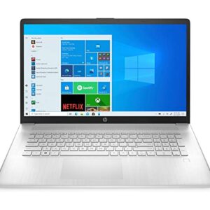 HP 17.3-inch FHD Laptop AMD Ryzen 3 8GB DDR4 RAM 512GB PCIe NVMe SSD Computer Storage AMD Radeon Graphics Windows 11 Home USB-C HDMI Wifi Bluetooth - Natural Silver 17-cp0001ca (Renewed)