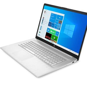 HP 17.3-inch FHD Laptop AMD Ryzen 3 8GB DDR4 RAM 512GB PCIe NVMe SSD Computer Storage AMD Radeon Graphics Windows 11 Home USB-C HDMI Wifi Bluetooth - Natural Silver 17-cp0001ca (Renewed)