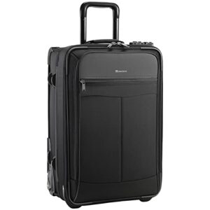 bonioka rolling garment bag with wheels, garment bags with built-in tsa lock, 22 inch travel garment bag suitcase luggage 2 in 1 for business travel essentials black