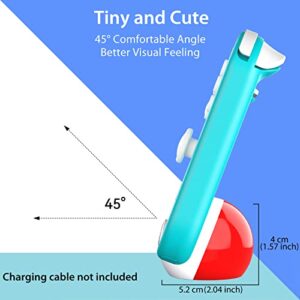 Antank Tiny Charging Stand Compatible with Nintendo Switch/Switch Lite/Switch OLED, Portable Cute Switch Dock Station with USB-C Port for Switch Games, No Projection, Red&White