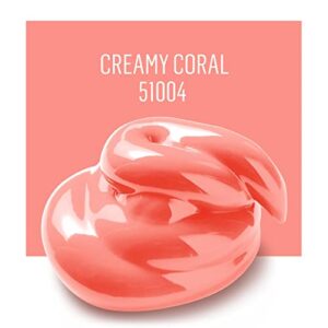 FolkArt, Creamy Coral Acrylic 2 fl oz Premium Matte Finish Paint, Perfect for Easy to Apply DIY Arts and Crafts, 51004