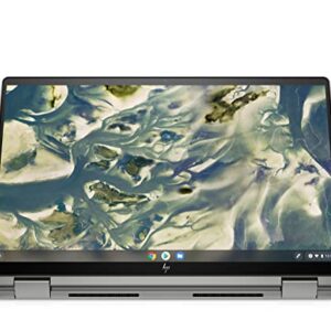 HP Chromebook x360 14c-cc0020ca 14" HD Touchscreen IPS Backlit, Intel Core i5-1135G7, 8GB RAM, 256GB SSD, with French Canadian Keyboard Mineral Silver, ChromeOS (Renewed)