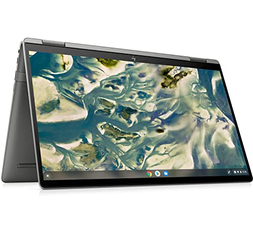 HP Chromebook x360-14c-cc0010ca 14" 2-1 FHD Touchscreen IPS Backlit, Intel Core i3-1115G4, 8GB RAM, 128GB SSD, Mineral Silver, French Canadian Keyboard, ChromeOS (Renewed)