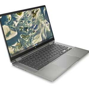 HP Chromebook x360-14c-cc0010ca 14" 2-1 FHD Touchscreen IPS Backlit, Intel Core i3-1115G4, 8GB RAM, 128GB SSD, Mineral Silver, French Canadian Keyboard, ChromeOS (Renewed)