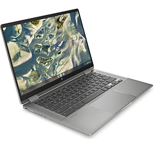 HP Chromebook x360-14c-cc0010ca 14" 2-1 FHD Touchscreen IPS Backlit, Intel Core i3-1115G4, 8GB RAM, 128GB SSD, Mineral Silver, French Canadian Keyboard, ChromeOS (Renewed)