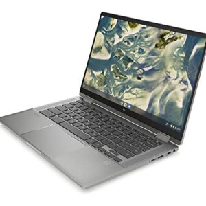 HP Chromebook x360-14c-cc0010ca 14" 2-1 FHD Touchscreen IPS Backlit, Intel Core i3-1115G4, 8GB RAM, 128GB SSD, Mineral Silver, French Canadian Keyboard, ChromeOS (Renewed)