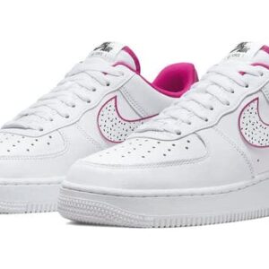 Nike Air Force 1 Low Womens LX White/White-Pink Prime Size 6