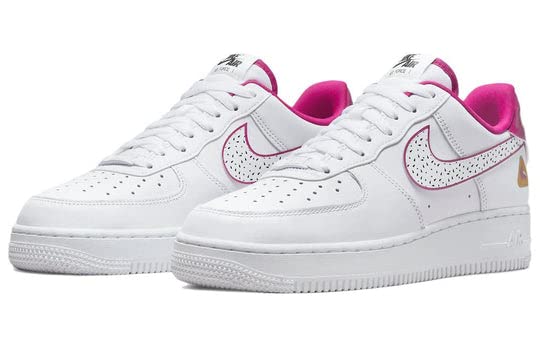 Nike Air Force 1 Low Womens LX White/White-Pink Prime Size 6